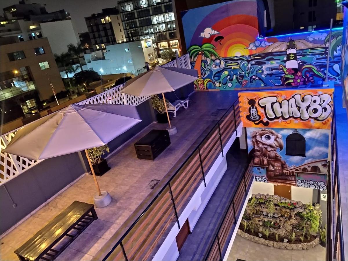 Hostel Thay83 Miraflores ลิมา ภายนอก รูปภาพ